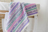 Bobble Stripe Blanket Pattern
