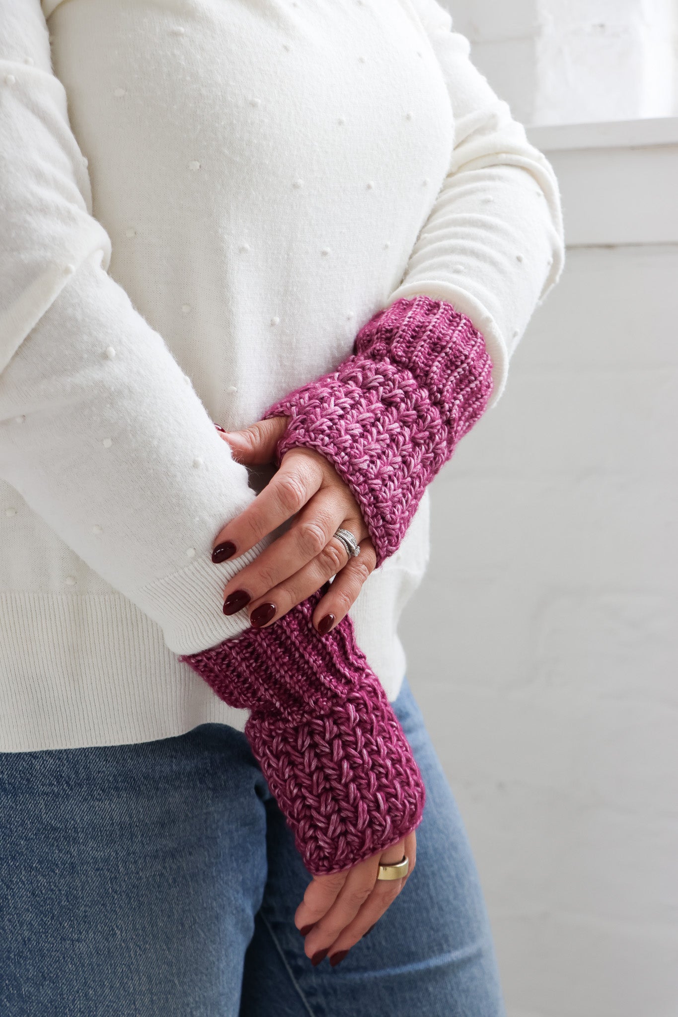 The Maplewood Wrist Warmers – Bella Coco Crochet