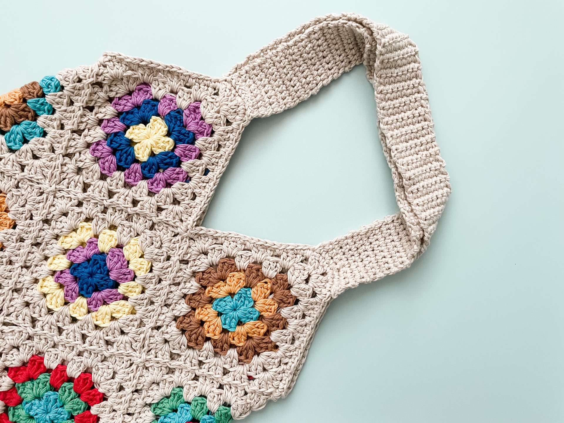 Granny Square Tote Bag – Bella Coco Crochet