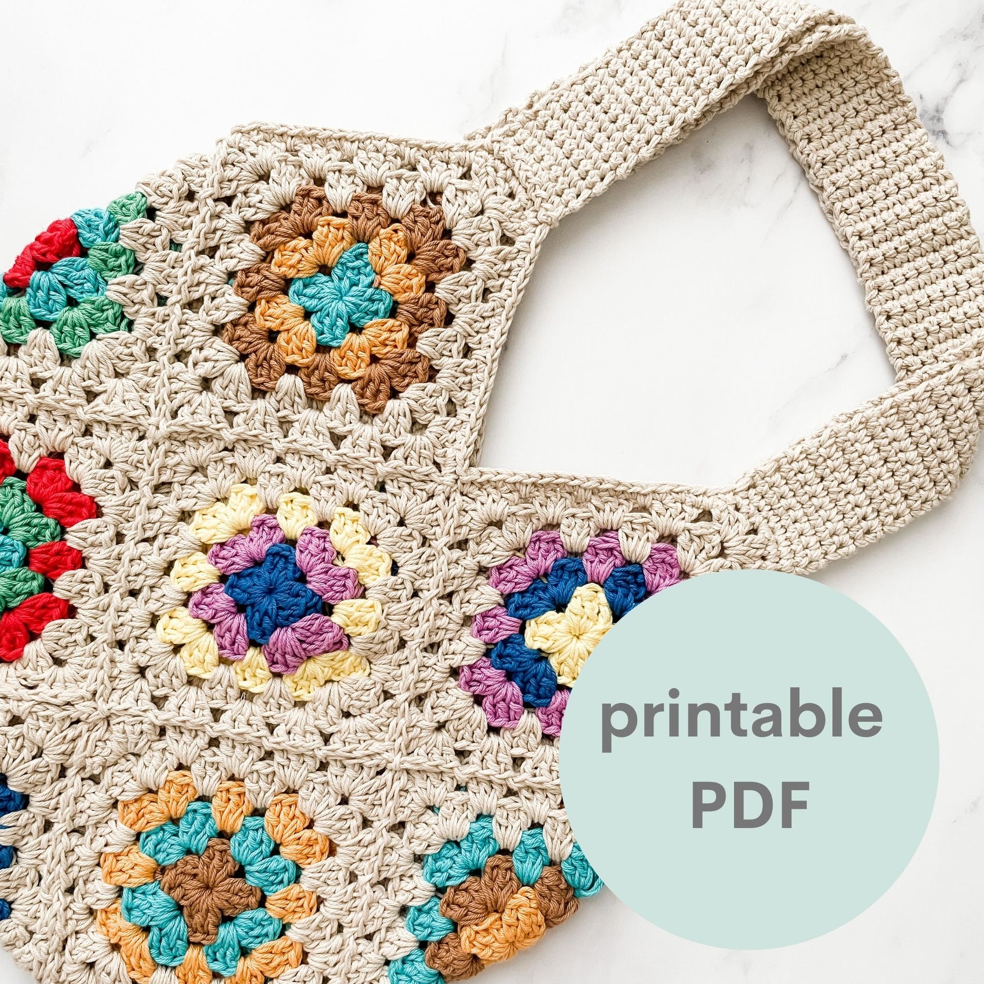 Granny Square Tote Bag – Bella Coco Crochet