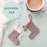 Mini Crochet Christmas Stocking